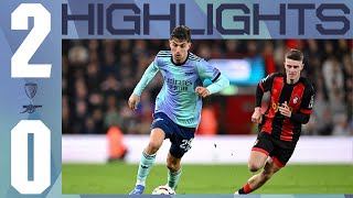 HIGHLIGHTS  Bournemouth vs Arsenal 20  Premier League [upl. by Daberath]