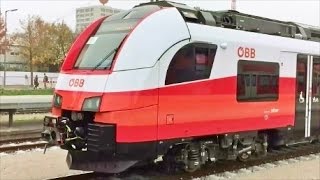 Nagelneuer quotCityJetquot der ÖBB am Ostbahnhof in München [upl. by Norbert]