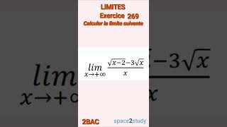 Exercice 269 Limites 2BAC Maths [upl. by Anum]