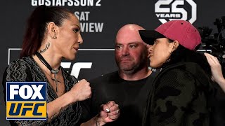 Cris Cyborg vs Amanda Nunes  UFC 232 PRESS CONFERENCE [upl. by Polish787]