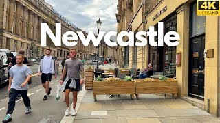 Summer walk in Newcastle upon Tyne 4K [upl. by Latoye]