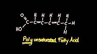 23 Saturated Monounsaturated and Polyunsaturated Fatty Acids [upl. by Ettenwad]