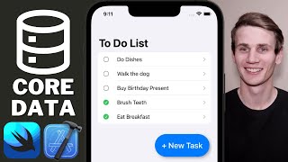 Todo List using Core Data SwiftUI Xcode Example Tutorial  Part 1 [upl. by Devi]