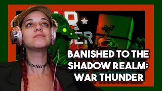 Bartender Reacts to BANISHED TO THE SHADOW REALM War Thunder by TheRussianBadger [upl. by Namyh]