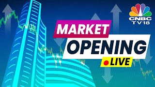 Market Opening LIVE  Sensex Nifty Open Flat Today Avenue Supermarts Adani Stocks In Focus [upl. by Ailecra841]