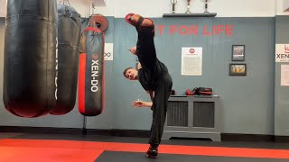 Double roundhouse kick tutorial [upl. by Rhiamon45]