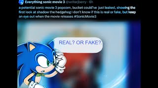 SONIC MOVIE 3 POPCORN BUCKETS REVEALED  Is This The Real Popcorn Bucket Time  CapCut [upl. by Tawney]