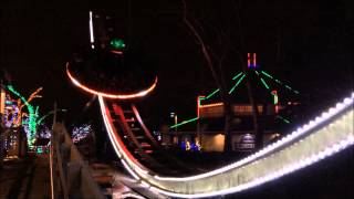 Kennywood Holiday Lights Cosmic Chaos 12222013 [upl. by Cann]