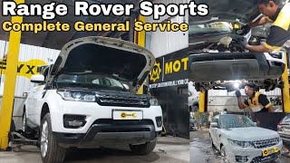 Range Rover Sports complete general service cost starting at just ₹21999 Genuine spares MotoFyx [upl. by Dymphia991]