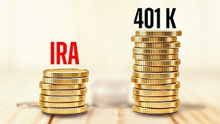 Difference between 401K and Roth IRA [upl. by Eniarrol]