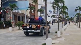 Mexico police urge evacuation of beach areas before Hurricane Milton landfall  AFP [upl. by Jens882]