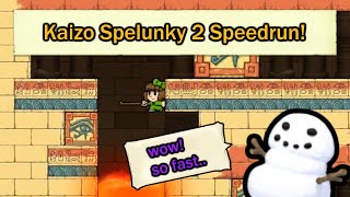 Kaizo Spelunky 2 Spelunker Trials Speedrun in 3011433 [upl. by Kos461]