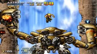 PSP metal slug XX HARD no death ALL clear MARCO [upl. by Wolfgang]