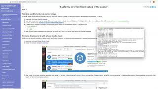 Learn SystemC SystemC environment setup with Docker [upl. by Sanferd564]