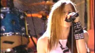 Avril Lavigne  Complicated live in mtv vmas 2002 [upl. by Malynda]