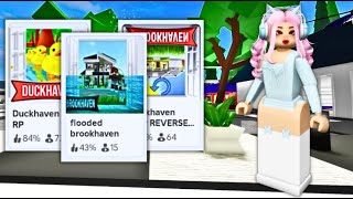 I TESTED THE 8 BEST FAKE BROOKHAVEN GAMES IN ROBLOX [upl. by Ssor]