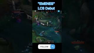 C9 quotEmenesquot LCS Debut in lcs leagueoflegends leagueoflegendsclips cloud9 [upl. by Barthold]