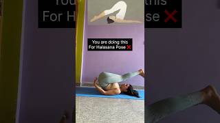 How to do Halasanayoga halasana health fitness youtube ess [upl. by Aglo]