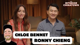 Chloe Bennet amp Ronny Chieng  Interview  Interior Chinatown [upl. by Mark718]