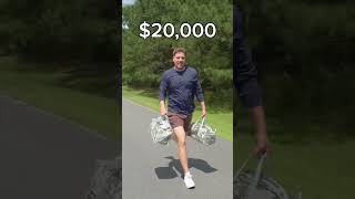 0 VS 3000💵 comedy funny military backpack runner [upl. by Bryana]