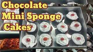 Mini Chocolate Sponge Cakes  Order Cakes  Easy amp Tasty Cakes Talent Creations [upl. by Lynde318]