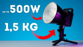 SMALLEST 500W COB Light  Zhiyun Molus G300 Review [upl. by Bozuwa]