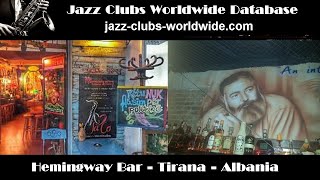 Hemingway Bar Tirana Albania [upl. by Milurd]