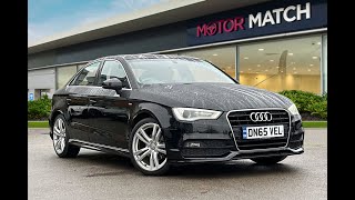 Used Audi A3 20 TDI S line S Tronic Euro 6 ss 4dr [upl. by Bucher]