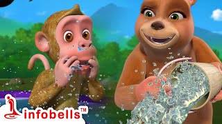 குரங்கு மாமா குளிச்சிடத்தான் முடிவு செஞ்சாரு  Tamil Rhymes for Children  Infobells [upl. by Furnary960]