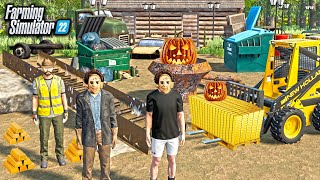 I BOUGHT A HAUNTED GOLD MINE HALLOWEEN SPECIAL  FARMING SIMULATOR 22 [upl. by Rayham]