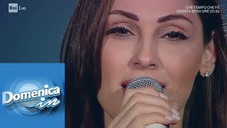 Anna Tatangelo canta quotLe nostre anime di nottequot  Domenica In 10022019 [upl. by Aihsit926]