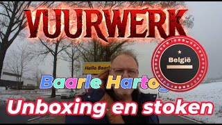 RobbieVlogs 4 Vuurwerk shoppen Baarle Hertog Leuk unboxen en stoken [upl. by Adnawuj]