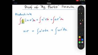 “Proof” of By Parts formula [upl. by Bethanne46]