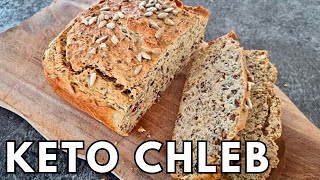 Przepis na prosty KETO CHLEB  Jak zrobić pieczywo LOW CARB [upl. by Halland]