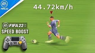 FIFA 22  SPEED BOOST  EXPLOSIVE SPRINT TUTORIAL [upl. by Alesandrini]