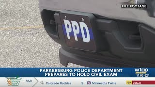 Parkersburg Police Department holding civil exam [upl. by Pollard]