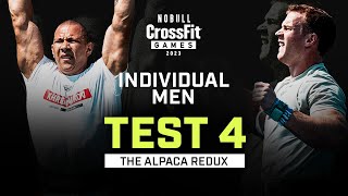 The Alpaca Redux — Men’s Test 4 — 2023 NOBULL CrossFit Games [upl. by Mackenie]