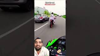 Kawasaki Ninja h2r h2🏍️ shots ytshorts rider youtubeshorts [upl. by Ulphia492]