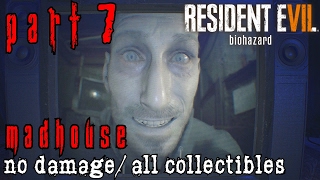 Resident Evil 7 Madhouse Walkthrough Part 7  Testing Area All CollectiblesNo Damage [upl. by Nicoline]