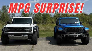 2024 Bronco Raptor vs 2024 Wrangler Rubicon 392  Drive Review  MPG loop  which is better [upl. by Anyk723]