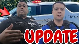 COP RETALIATES WITH ILLEGAL ARREST ON VETERAN [upl. by Llerred152]