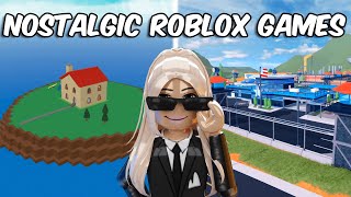 Playing NOSTALGIC Roblox Games [upl. by Eiramnna]