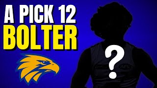 A new BOLTER for the Eagles Pick 12  2024 AFL Draft [upl. by Orimisac]