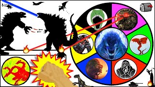 🦖 DINOSAURS vs POWER RANGERS Spinning Wheel Slime Game w TRex Spinosaurus [upl. by Hannahsohs171]