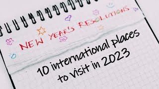 10 international places to visit in 2023  Travel Bucket List  Veena World [upl. by Aynav]