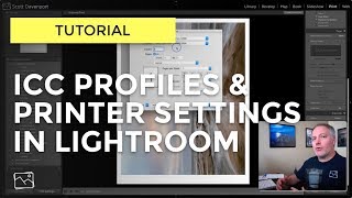 Tutorial  ICC Profile Installation amp Printer Settings In Lightroom [upl. by Sundberg]