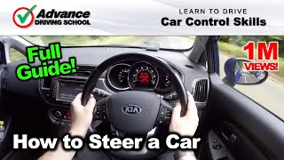 How To Steer A Car  Learn to drive Car control skills [upl. by Estrin]