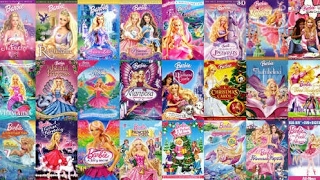 Todos os filmes da Barbie 19872017 [upl. by Rafaelle]