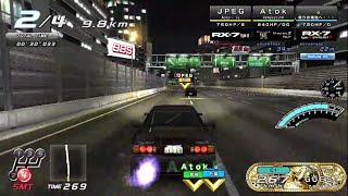 Wangan Midnight Maximum Tune 6 PC Emulator  Online Ghost Battle Osaka Area [upl. by Adelle]