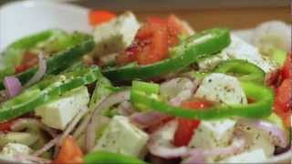 The quotOriginalquot GREEK Village SALAD GreekRecipestv [upl. by Madlen]